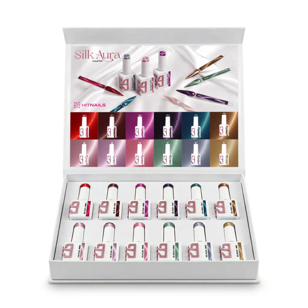 Coleção Verniz Gel Silk Aura 12 cores