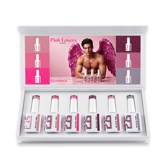 Coleção Verniz Gel Pink Lovers - 6 Cores